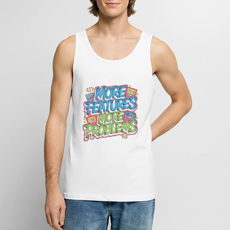 Game Developer More Features More Web Developer Männer Premium Bio Tank Top