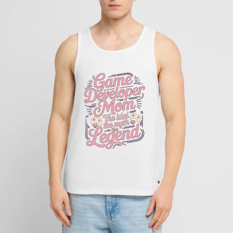 Game Developer Mom The Idol The Myth Game Coder Männer Premium Bio Tank Top