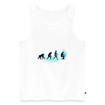 Programmers – Coding Developers & Computer Scientists - Men's Premium Organic Tank Top - white - Front - Michal (187cm)