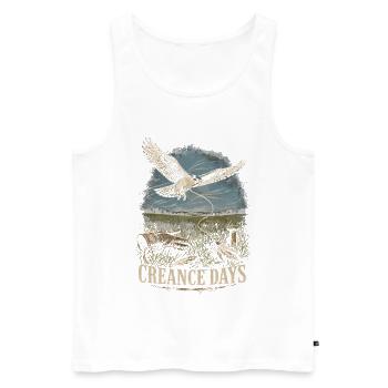 Falknerei Falkner Creance Days - Männer Premium Bio Tank Top - Weiß - Vorne - Michal (187cm)