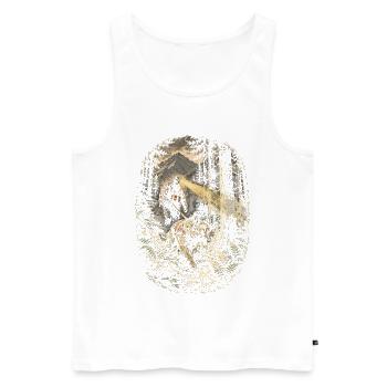 Rescue team - Men's Premium Organic Tank Top - white - Front - Michal (187cm)