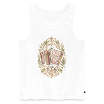 Cajun Culture - Débardeur bio Premium Homme - blanc - Devant - Michal (187cm)