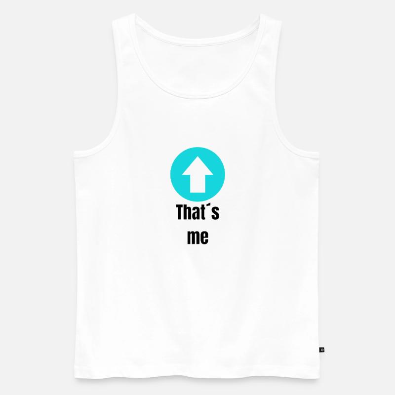 das bin Ich transformed - Männer Premium Bio Tank Top - Weiß