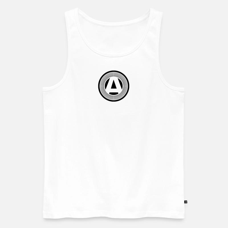 AutarQi - Männer Premium Bio Tank Top - Weiß