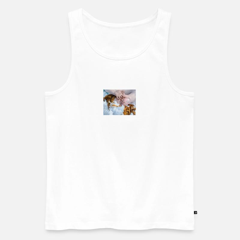 Luftballon - Männer Premium Bio Tank Top - Weiß