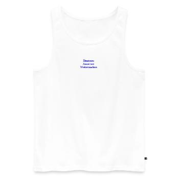 Lebensweisheiten Qigong - Männer Premium Bio Tank Top - Weiß - Vorne - AI Model Male 178 light (178cm)