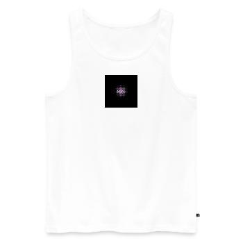 Nope 2 - Männer Premium Bio Tank Top - Weiß - Vorne - Michal (187cm)