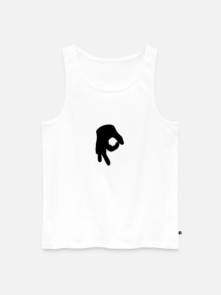 Reingelegt (Handzeichen) - Männer Premium Bio Tank Top -