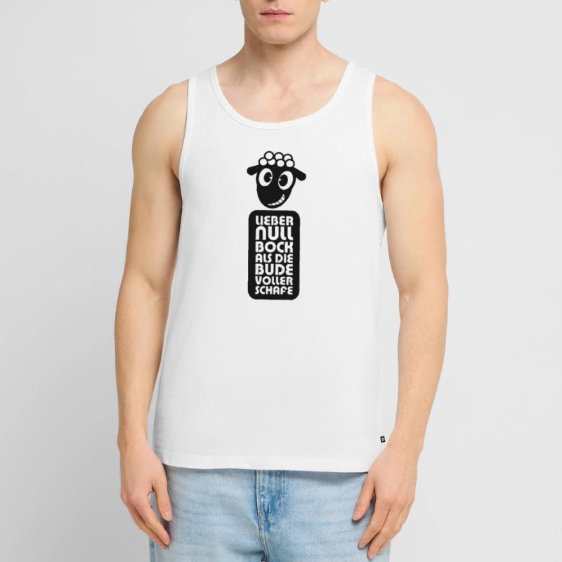 Null Bock Männer Premium Bio Tank Top