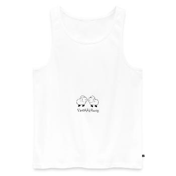 vermählung Schafe Witz - Männer Premium Bio Tank Top - Weiß - Vorne - Michal (187cm)
