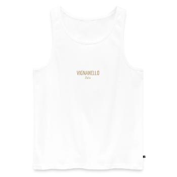 Vignanello Italia - Débardeur bio Premium Homme - blanc - Devant - Michal (187cm)