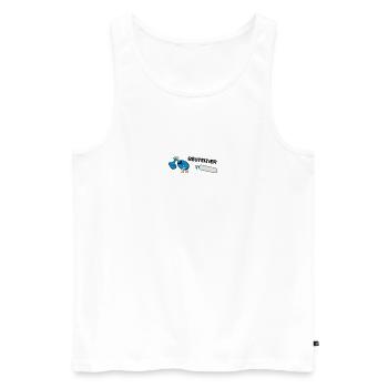 Beuteltier - Anästhesie Fun Cartoon - Männer Premium Bio Tank Top - Weiß - Vorne - AI Model Male 178 light (178cm)