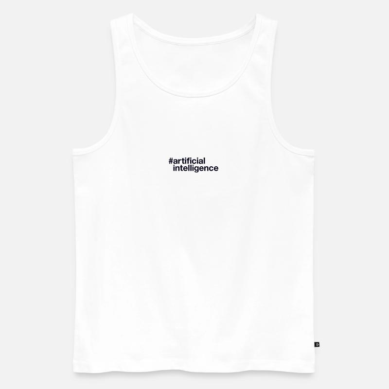 Artificial Intelligence Ki - Männer Premium Bio Tank Top - Weiß
