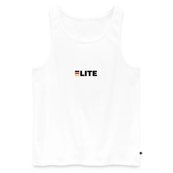 Deutschland Elite - Männer Premium Bio Tank Top - Weiß - Vorne - Michal (187cm)