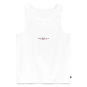 Ciclostorica - Historic road bike in Italy - Men's Premium Organic Tank Top - white - Front - Michal (187cm)