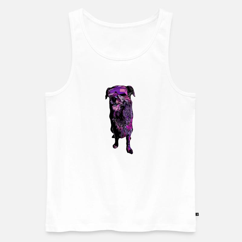 Good Boy Vector Design - Männer Premium Bio Tank Top - Weiß
