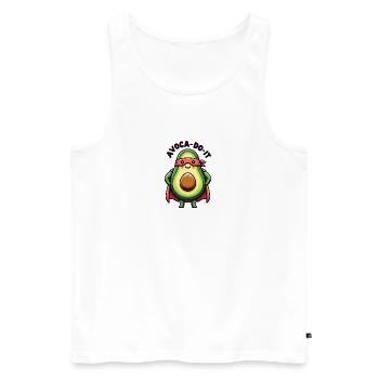 Avoca-Do-It - Männer Premium Bio Tank Top - Weiß - Vorne - AI Model Male 178 light (178cm)