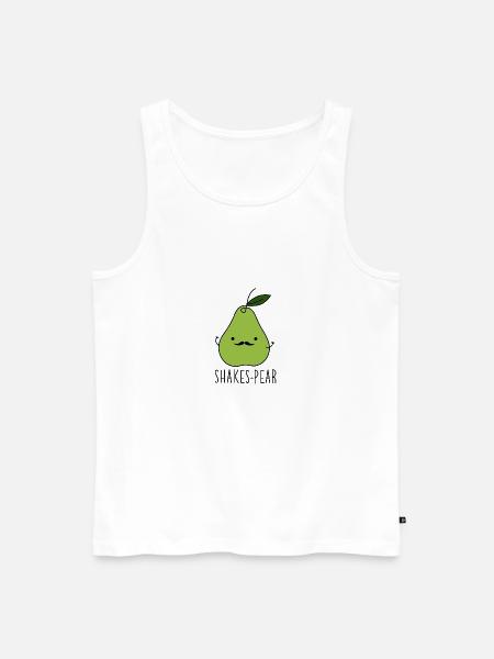 Shakespear - Männer Premium Bio Tank Top - Weiß