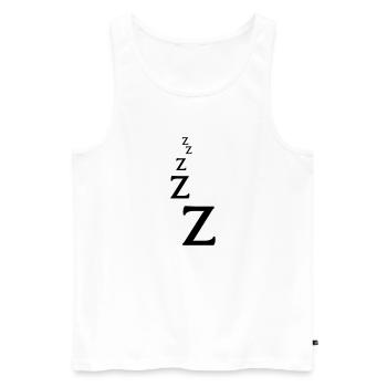Zzzzzzz - Débardeur bio Premium Homme - blanc - Devant - Michal (187cm)