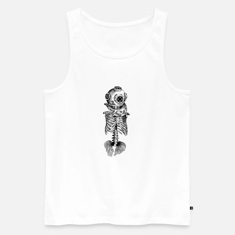 spacesuit - Männer Premium Bio Tank Top - Weiß