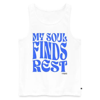 Christianity Christian Bible Verse - Men's Premium Organic Tank Top - white - Front - Michal (187cm)