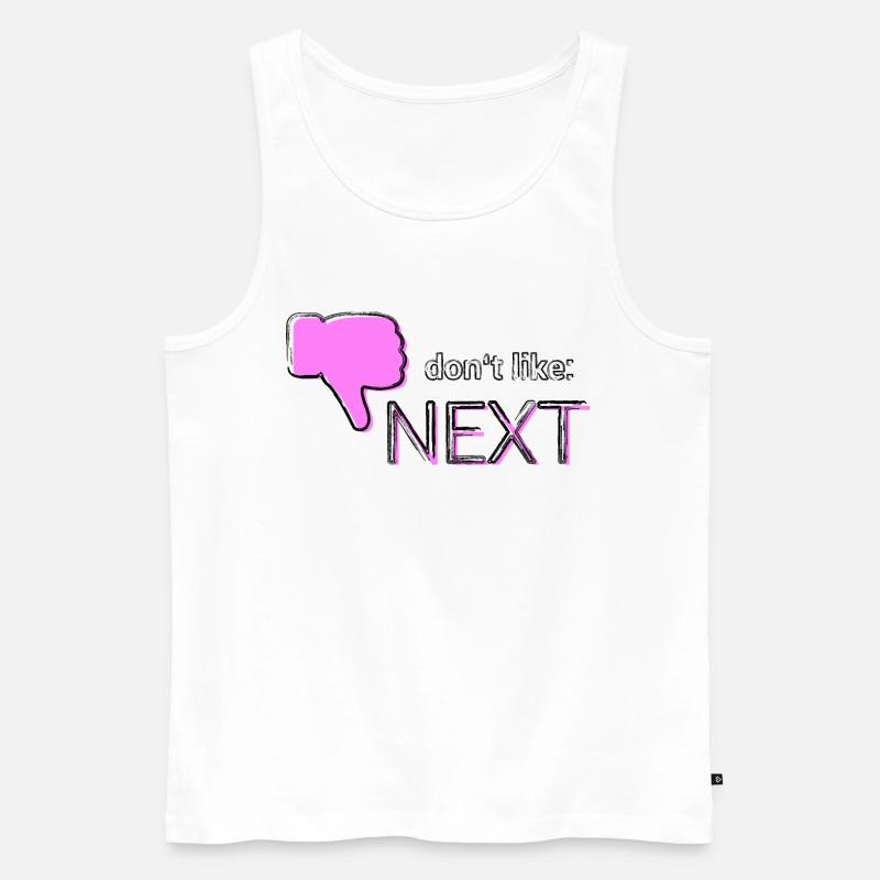Don't like: Next - Männer Premium Bio Tank Top - Weiß