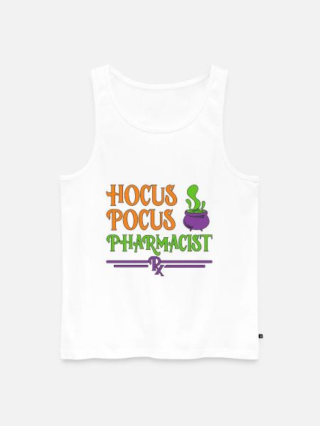 Pharmacist Halloween - Men's Premium Organic Tank Top - white