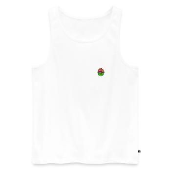 Cupcake - Men's Premium Organic Tank Top - white - Front - AI Model Male 178 light (178cm)