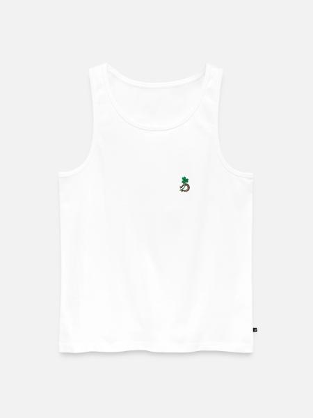 Luck - Männer Premium Bio Tank Top - Weiß