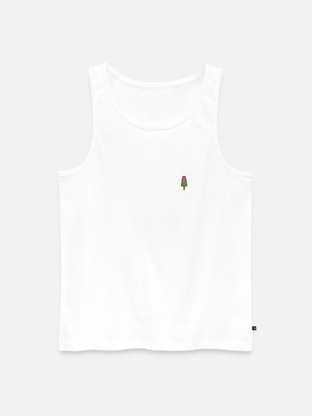 Eis am Stiel - Männer Premium Bio Tank Top - Weiß