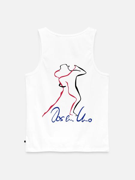 Tango Dos en Uno - Männer Premium Bio Tank Top - Weiß