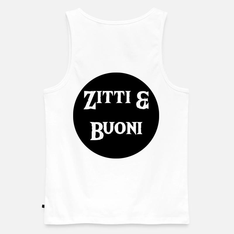 Zitti & Buoni - Männer Premium Bio Tank Top - Weiß