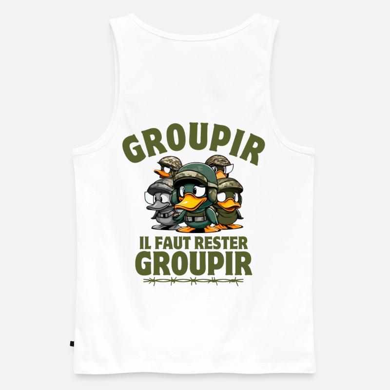 die siebte Kompanie, Tassin, Pitivier - Männer Premium Bio Tank Top - Weiß