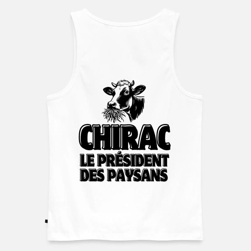 Bauer, Bauer, Bauer, Bauer - Männer Premium Bio Tank Top - Weiß
