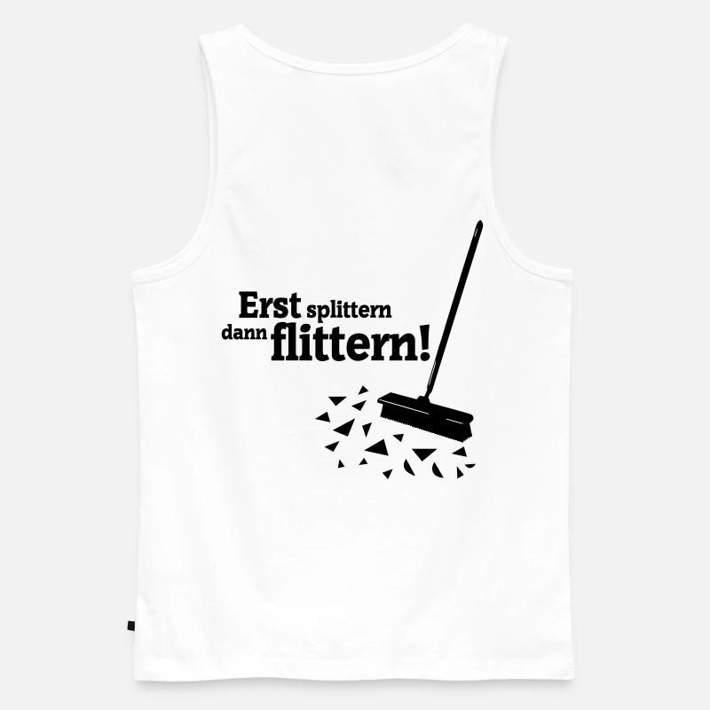 Polterabend - Männer Premium Bio Tank Top - Weiß