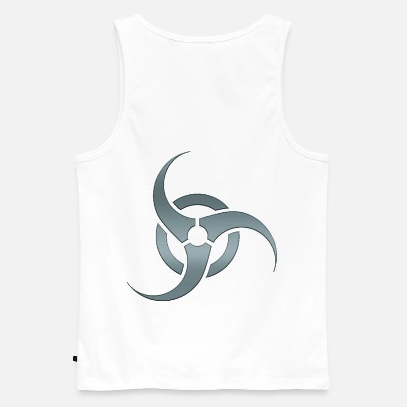 Hacking hacker hacker computer cybersecurity - Men's Premium Organic Tank Top - white