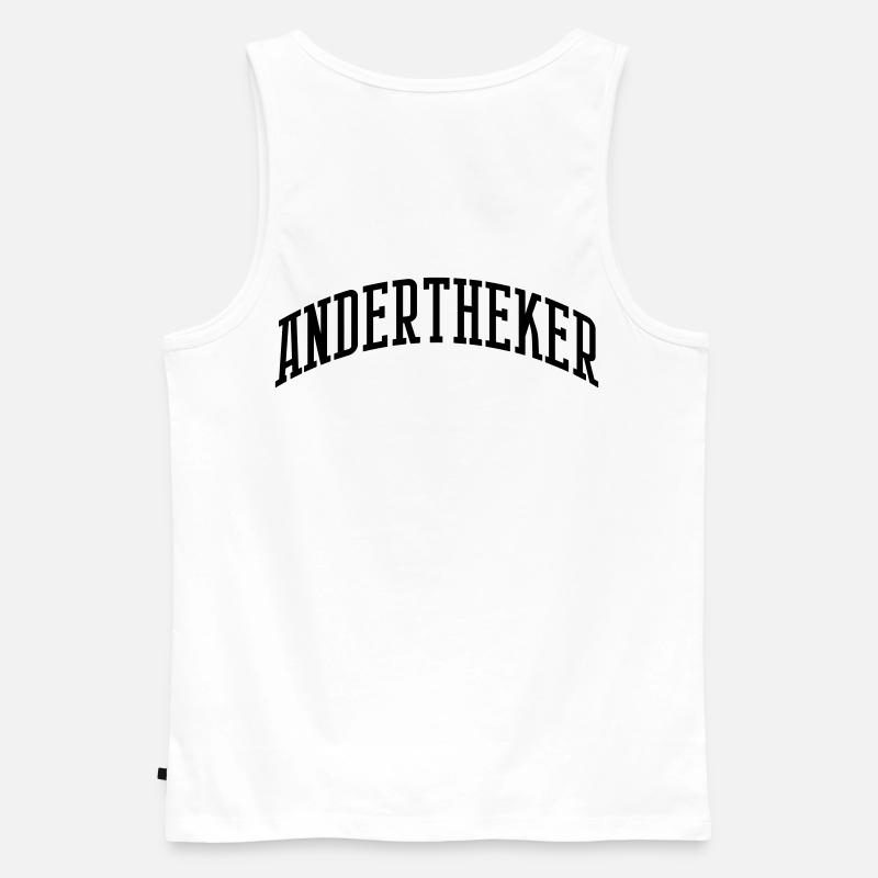 andertheker college - Männer Premium Bio Tank Top - Weiß