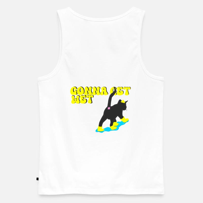 Lass uns nass werden - Männer Premium Bio Tank Top - Weiß