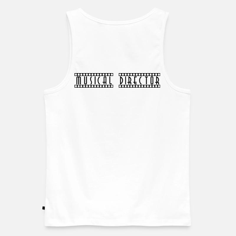 Musical_Director - Männer Premium Bio Tank Top - Weiß