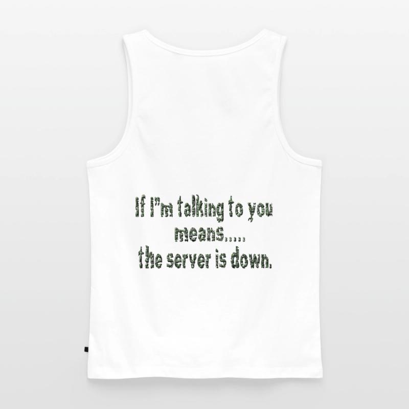 Hacking Hacking Hacker Hacker Computer Cybersicherheit Männer Premium Bio Tank Top