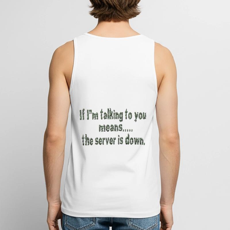 Hacking Hacking Hacker Hacker Computer Cybersicherheit Männer Premium Bio Tank Top