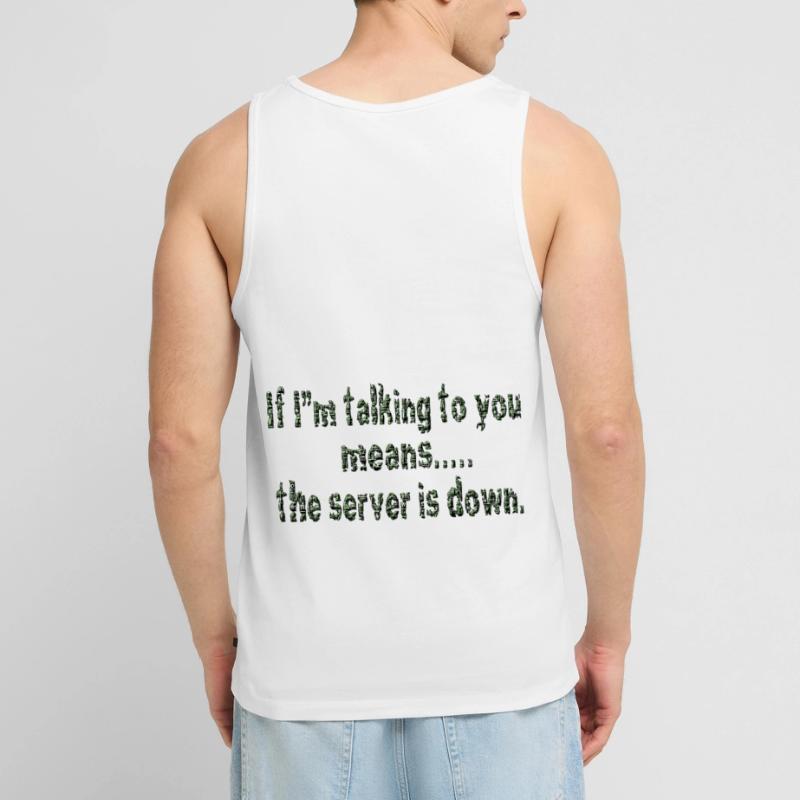 Hacking Hacking Hacker Hacker Computer Cybersicherheit Männer Premium Bio Tank Top