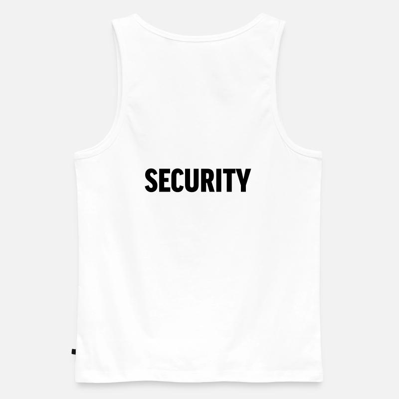 Security - Männer Premium Bio Tank Top - Weiß