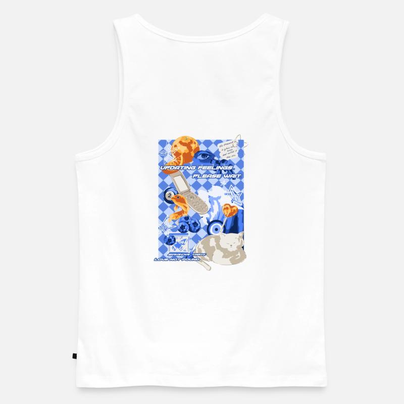 FEHLER 404 - Männer Premium Bio Tank Top - Weiß