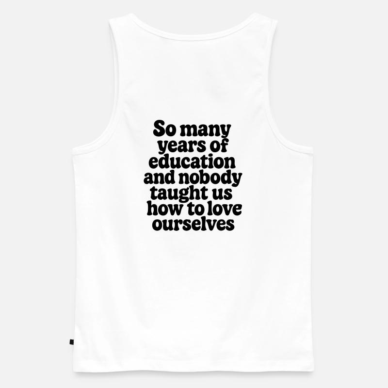 Selbstliebe 2 - Männer Premium Bio Tank Top - Weiß