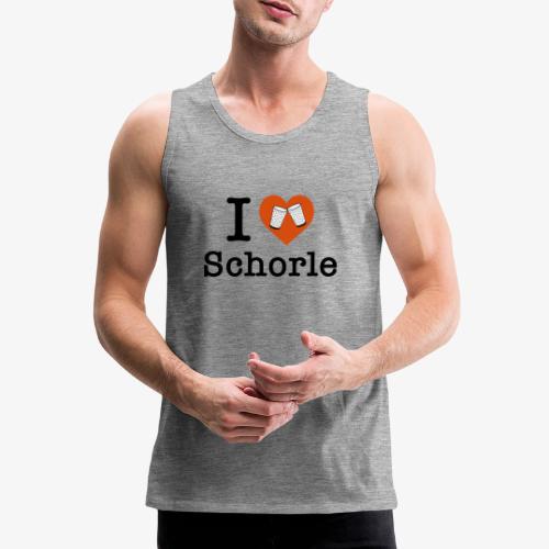 I love Schorle – Dubbeglas - Männer Premium Tank Top