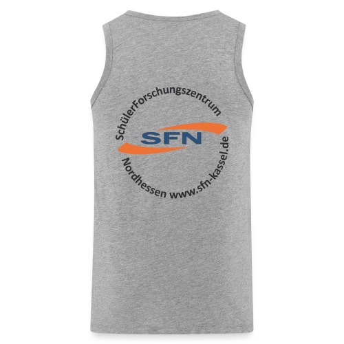 SFN Logo mit rundem Text in schwarz - Männer Premium Tank Top