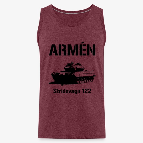 ARMÉN - Stridsvagn 122 - Premiumtanktopp herr