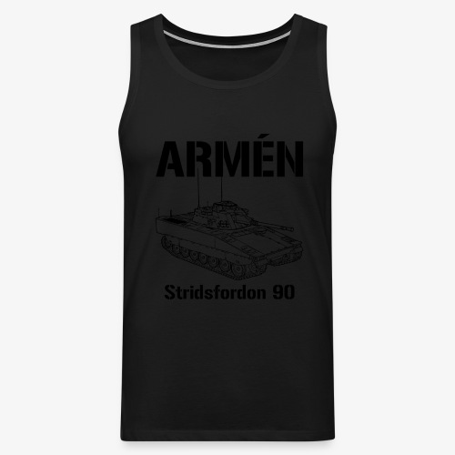 Armén Stridsfordon 9040 - Premiumtanktopp herr
