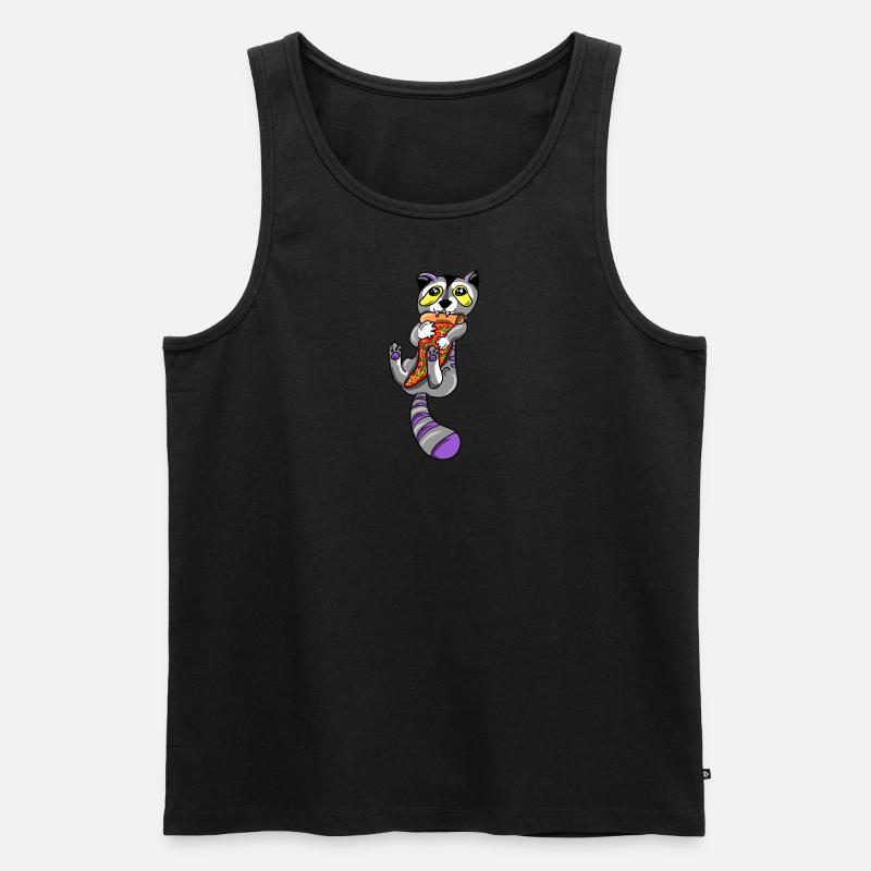 Non Binary Racoon - Men's Premium Organic Tank Top - undefined